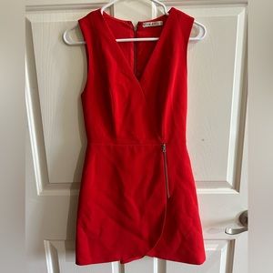 Alice & Olivia red dress